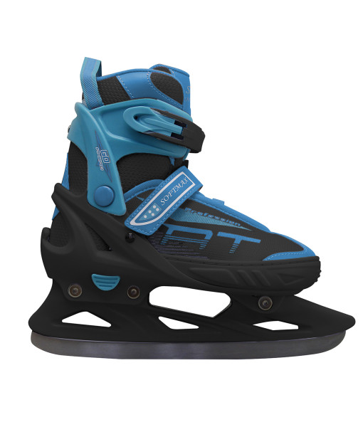 Patin Softmax Freestyle Ajustable Fille, Noir/Jade