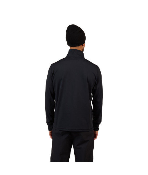 Chandail Rossignol Mid Layer Stretch 1/2 Zip Homme, Noir
