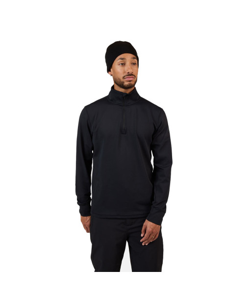Chandail Rossignol Mid Layer Stretch 1/2 Zip Homme, Noir