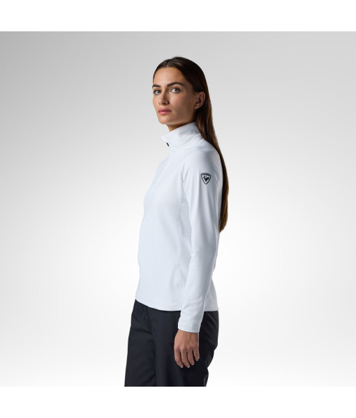 Chandail Rossignol Mid Layer Stretch 1/2 Zip Femme, Blanc