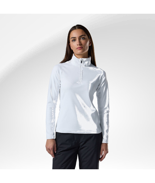 Chandail Rossignol Mid Layer Stretch 1/2 Zip Femme, Blanc