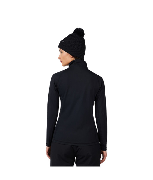 Chandail Rossignol Mid Layer Stretch 1/2 Zip Femme, Noir