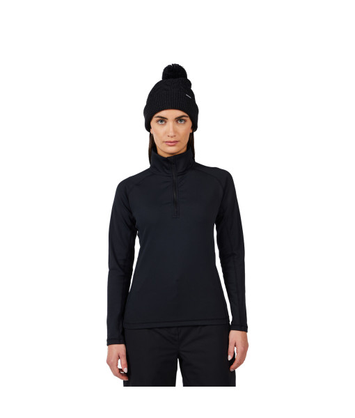 Chandail Rossignol Mid Layer Stretch 1/2 Zip Femme, Noir
