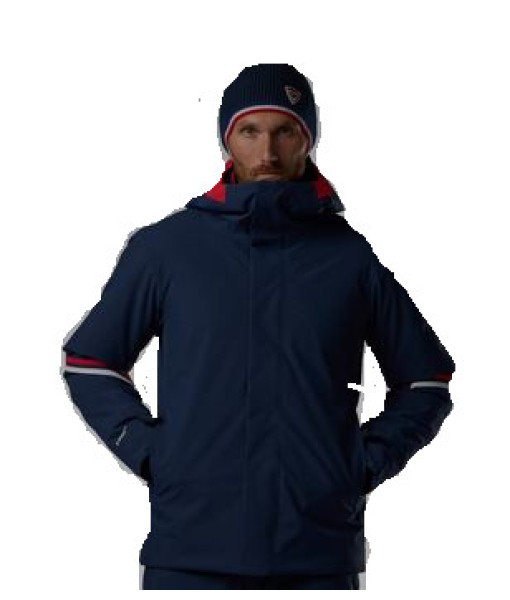 Manteau Rossignol Strawpile Isolé Homme, Bleu Foncé