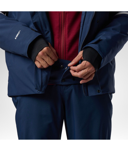 Manteau Rossignol Strawpile Isolé Homme, Bleu Foncé