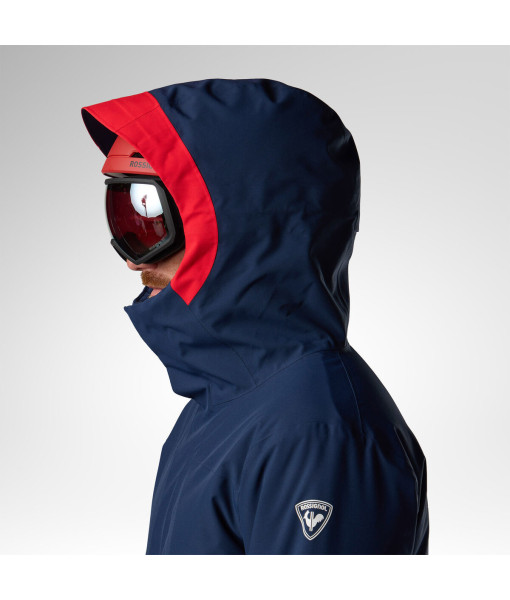 Manteau Rossignol Strawpile Isolé Homme, Bleu Foncé
