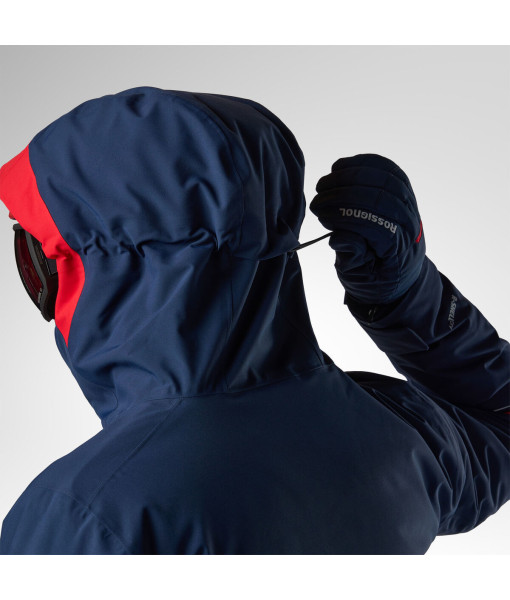 Manteau Rossignol Strawpile Isolé Homme, Bleu Foncé