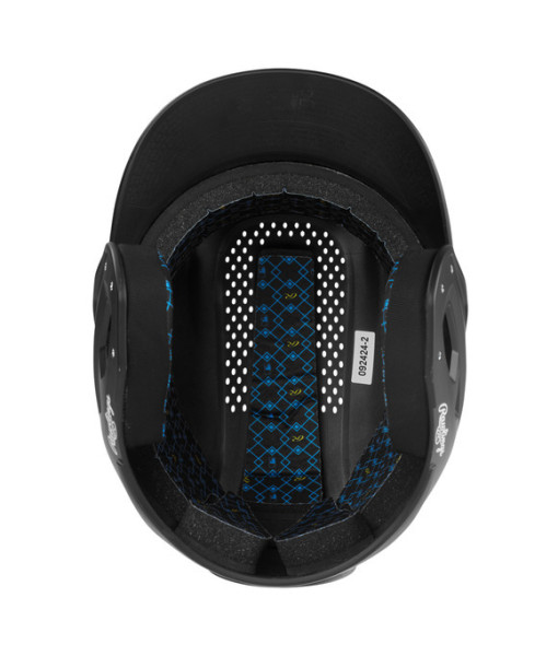 Casque de Frappeur Rawlings RX2 Reversible Réglable, JR Noir