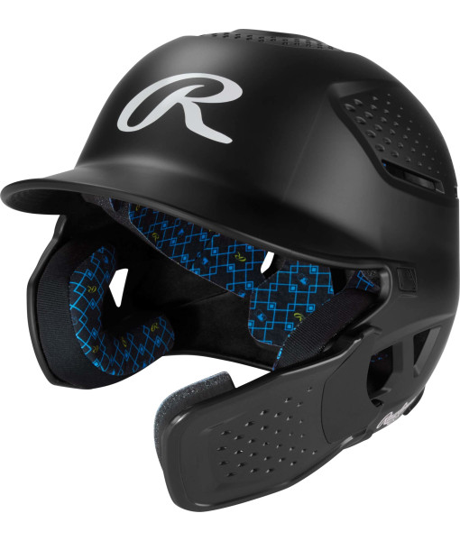 Casque de Frappeur Rawlings RX2 Reversible Réglable, JR Noir