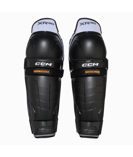 Jambière CCM Tacks XR80 S26 Senior, Noir/Blanc