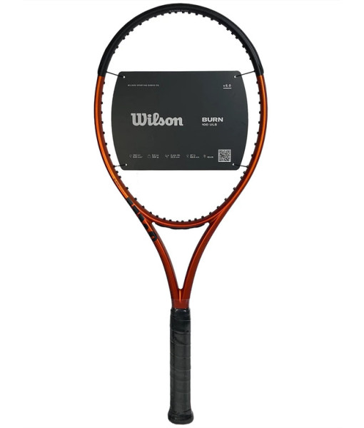 Raquette Wilson Burn 100 ULS V5, Orange/Noir